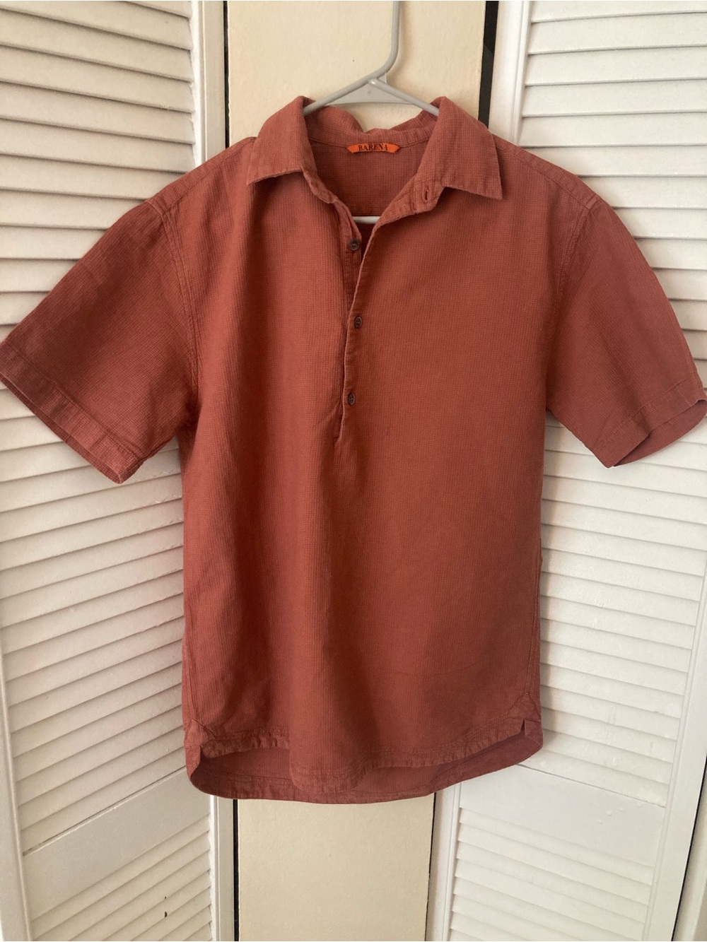Mens Barena Italian Polo Shirt Italian 46=US 36 Extra Small or Small